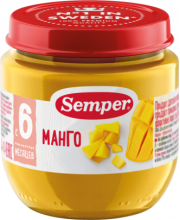 Пюре Semper (Сэмпер) Манго, 125 г