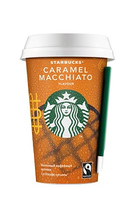 Молочный кофейный напиток Starbucks® Caramel Macchiato, 0,22 л