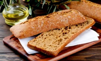 Чиабатта ржаная замороженная, 250 г (для выпекания)