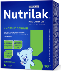 Смесь сухая Nutrilak Premium (Нутрилак Премиум) Кисломолочный адаптированная, 350 г