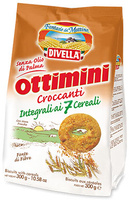 Печенье со злаками Ottimini Croccanti Integrali ai 7 Cereali, 300 г