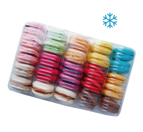 Пирожные Макарон, ассорти замороженное, 25 шт / 420 г