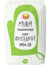 Мука пшеничная высший сорт, 2 кг
