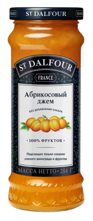 Абрикосовый джем, 284 г