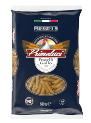 Макаронные изделия PRIMELUCI № 59 Penne Rigate Пенне Ригате, 500 г
