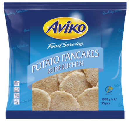 Картофельные оладьи предварительно обжаренные замороженные, 1,5 кг