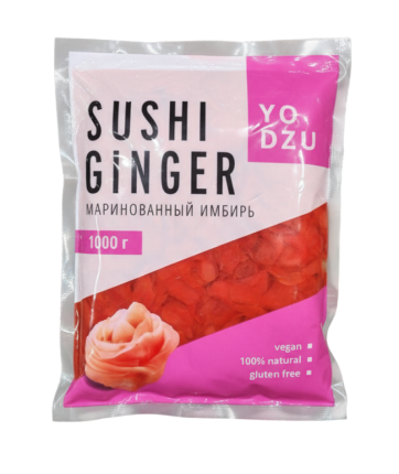 Имбирь маринованный розовый, 1 кг