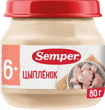 Пюре Цыпленок, 80 г
