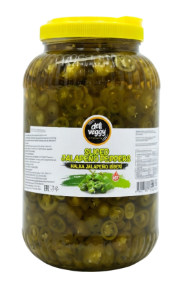 Перец Халапеньо маринованный резаный, 4,070 кг/3,7 мл (масса основного продукта 1,60 кг)