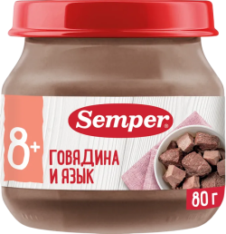 Пюре Говядина, 80 г