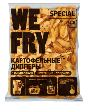 Картофельные Дипперы с панировкой (D01) быстрозамороженные Special We Fry, 2,5 кг