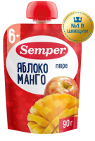 Пюре детское яблоко и манго, 80 г