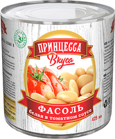 Фасоль белая в томатном соусе 425 мл ж/б