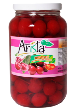 Черешня коктейльная б/к в сиропе 680г 