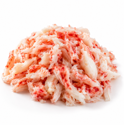 Краб равношипый салатное мясо варено-мороженый, 500 г