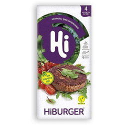 Растительные Котлеты HiBurger замороженные, 400 г