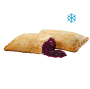 Пирожок с начинкой из лесных ягод, 85 г/128 шт (для приготовления во фритюре)