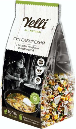 Суп Сибирский с белыми грибами и перловкой, 125 г 