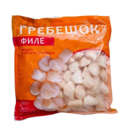 Гребешок 40/60 замороженный без икры IQF, 500 г