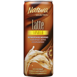 Молочный кофейный напиток со вкусом ванили LATTE VANILA, 220 мл