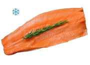 Форель радужная (филе) малосоленая замороженная трим D, около 2 кг, весовая