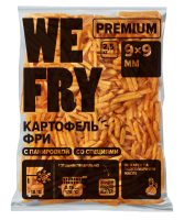 Картофель фри c панировкой со специями 9х9 мм (FMB9) быстрозамороженный Premium We Fry, 2,5 кг
