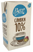 Сливки питьевые 10%, 1 л