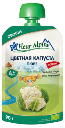 Пюре Fleur Alpine (Флер Альпин) Цветная капуста, 90 г