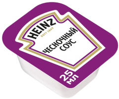 Соус Чесночный, короб 3,125 кг (25 мл х 125 шт)