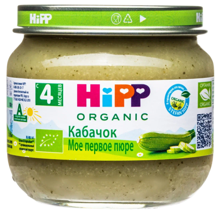 Пюре HiPP (Хипп) Кабачок, 80 г
