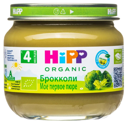 Пюре HiPP (Хипп) Брокколи, 80 г