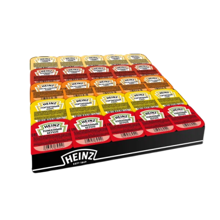 Микс соусов метро-юнит 5 видов, 1 КОР/2,9 кг (25 мл х100 шт)