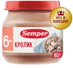 Пюре детское Кролик, 80 г