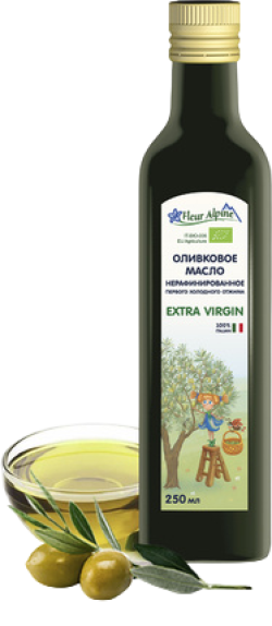 Масло оливковое ORGANIC Флер Альпин, 250 мл