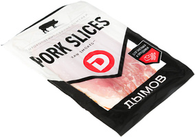 Бекон сырокопченый Pork slices нарезка, 150 г