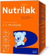 Смесь молочная сухая Nutrilak Basic (Нутрилак Базик) 2 адаптированная, 600 г